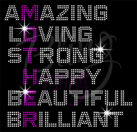 Amazing Mother Rhinestones