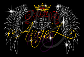 Nurses Both Queen And Angel Rhinestones