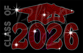 Class Of 2026 Hat Rhinestone