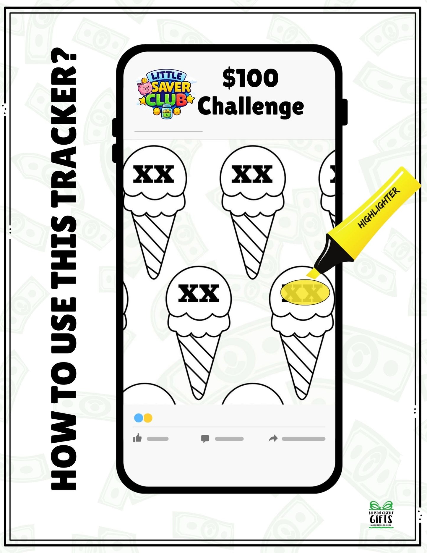 $100 Little Saver Club Tracker