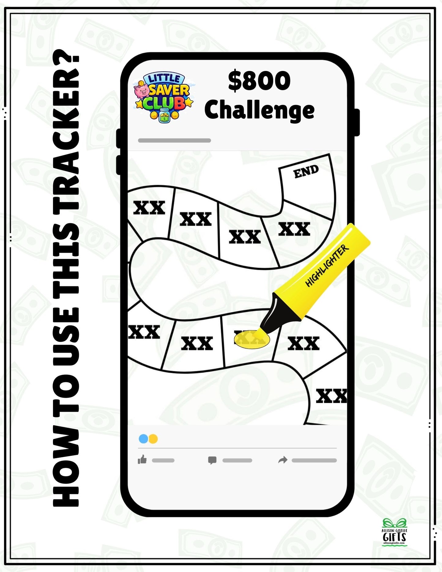 $800 Little Saver Club Tracker