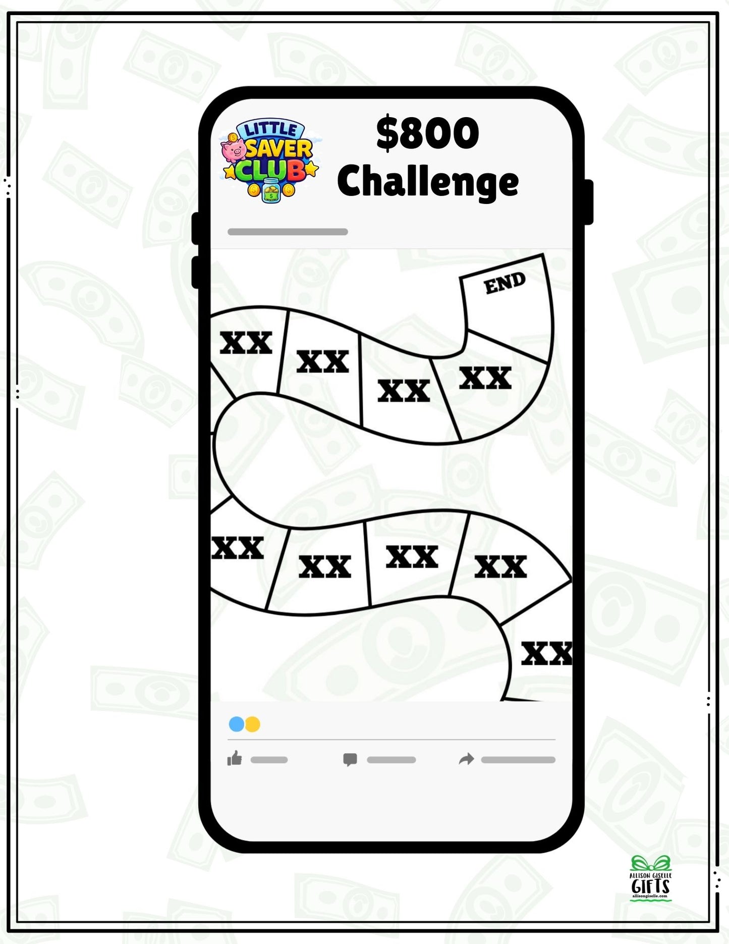 $800 Little Saver Club Tracker