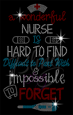A Wonderful Nurse Rhinestones