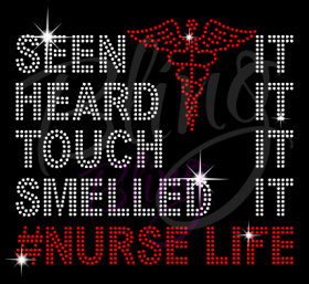 Nurse Life Rhinestones