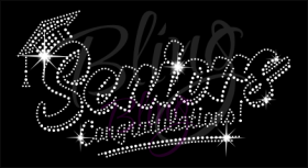Seniors Congratulations Rhinestone