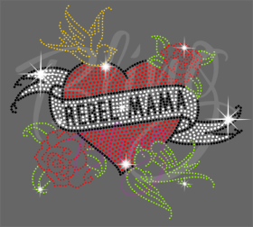 Rebel Mama Rhinestones